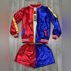 🆕 Kids Red and Blue Costume Set Size XL (girl)